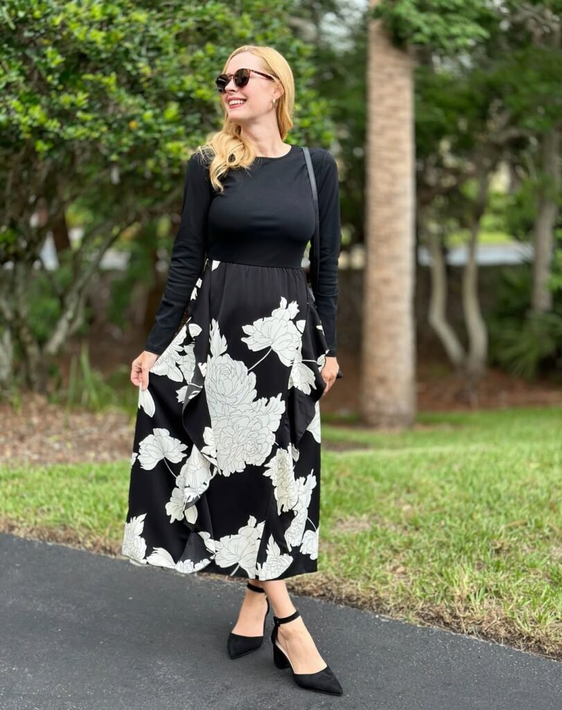 Elegant Contrast Look