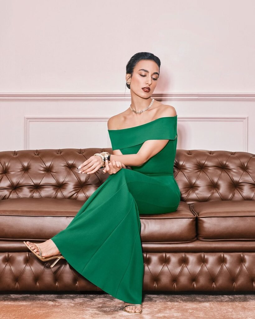 Emerald Evening Gown