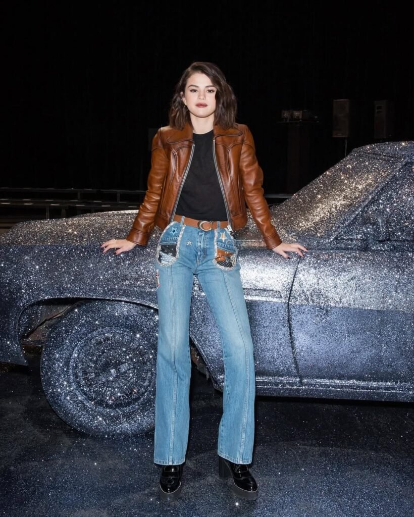 Leather Jacket Look