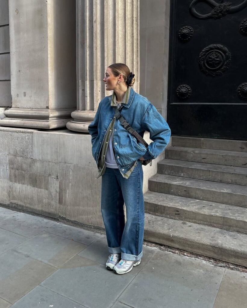 Oversized Denim Layers