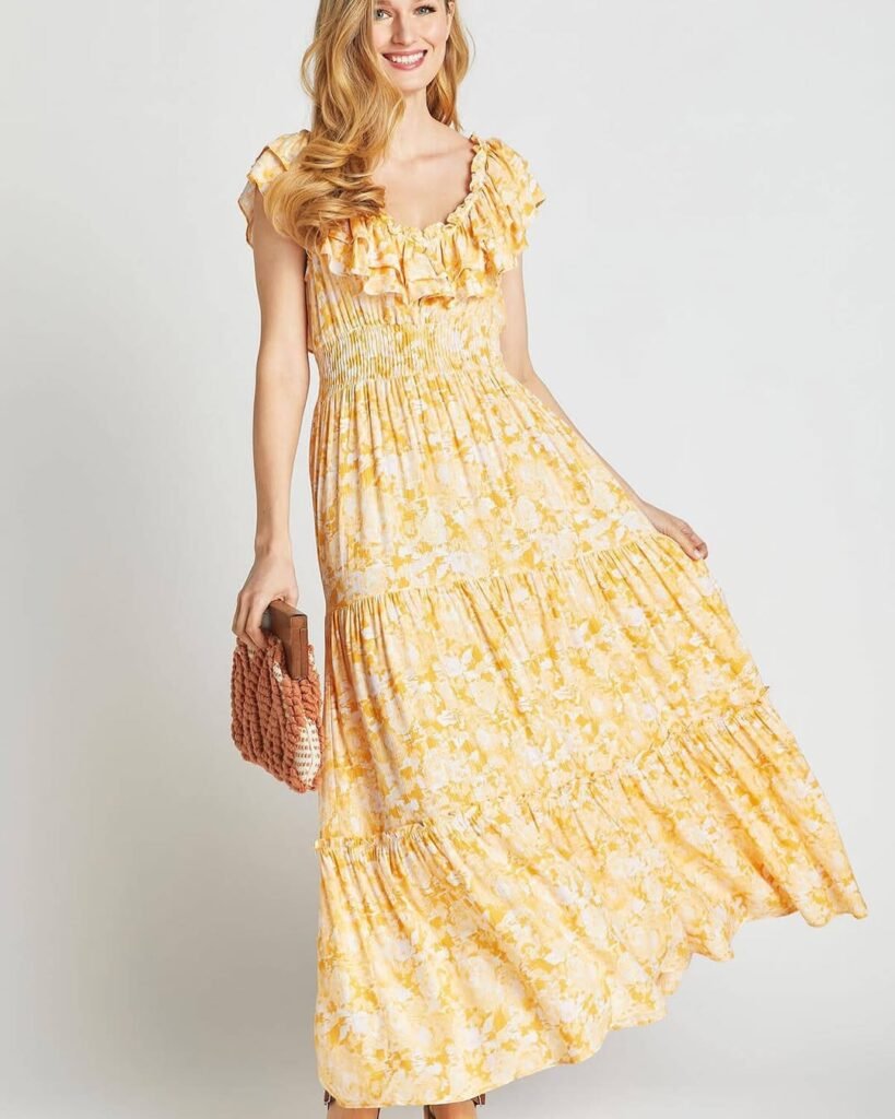 Sunlit Ruffle Romance
