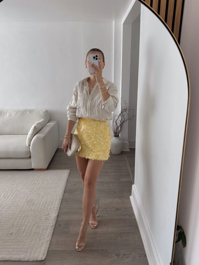 Textured Skirt Pop