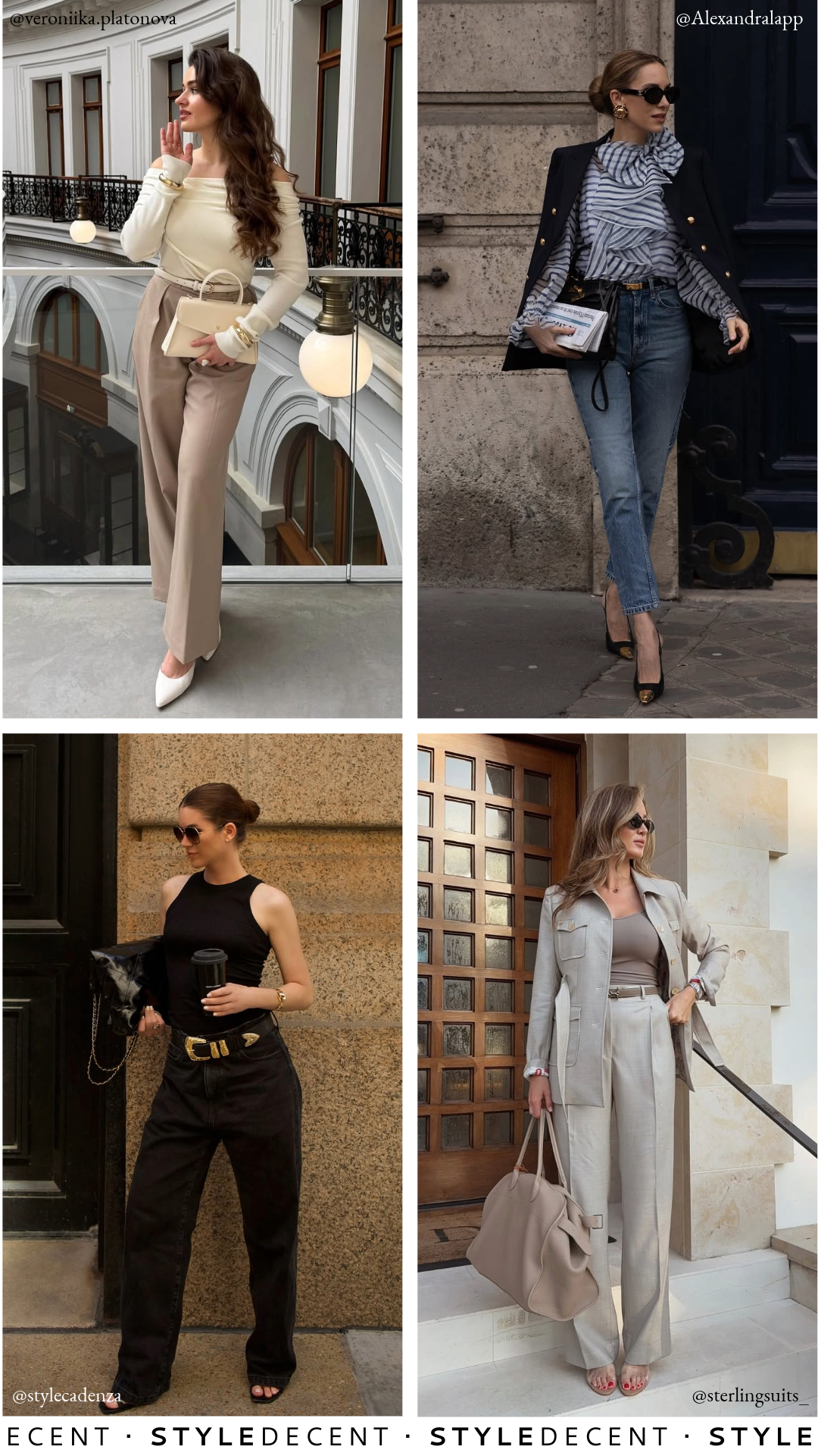 Chic Outfits Collage