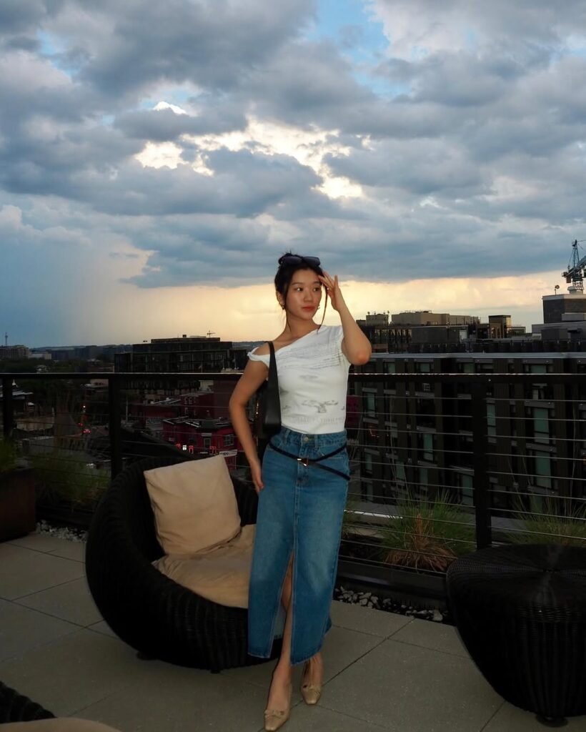 Crisp Denim Style
