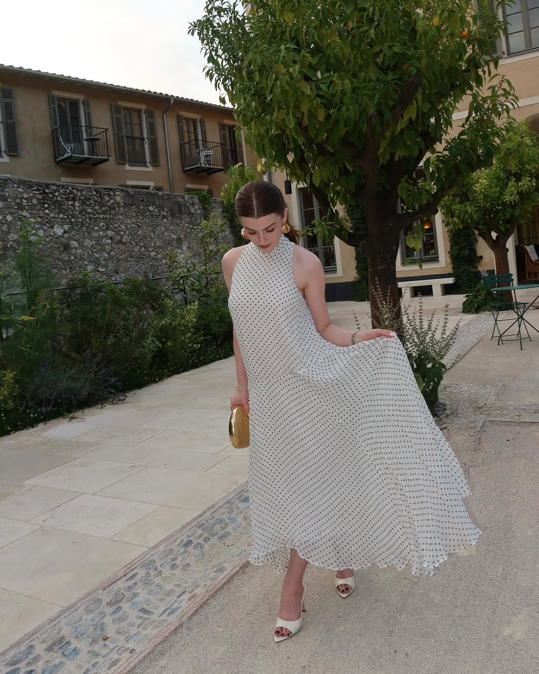 Delicate Polka Fabric