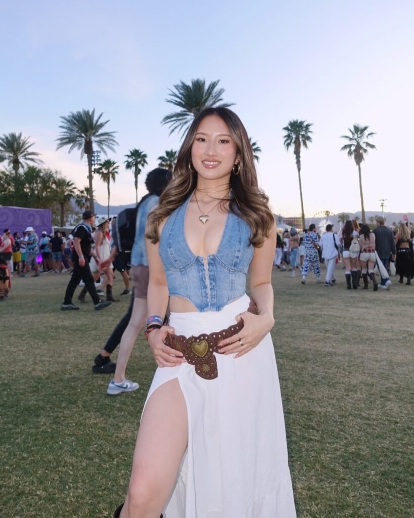 Denim Corset Top