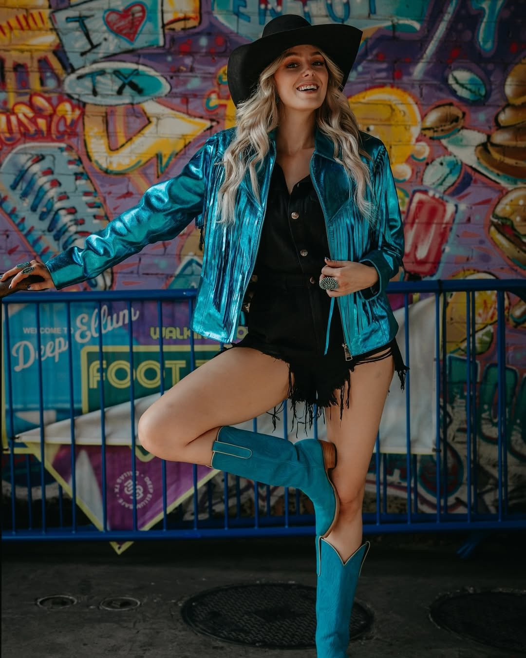 Distressed Denim Romper