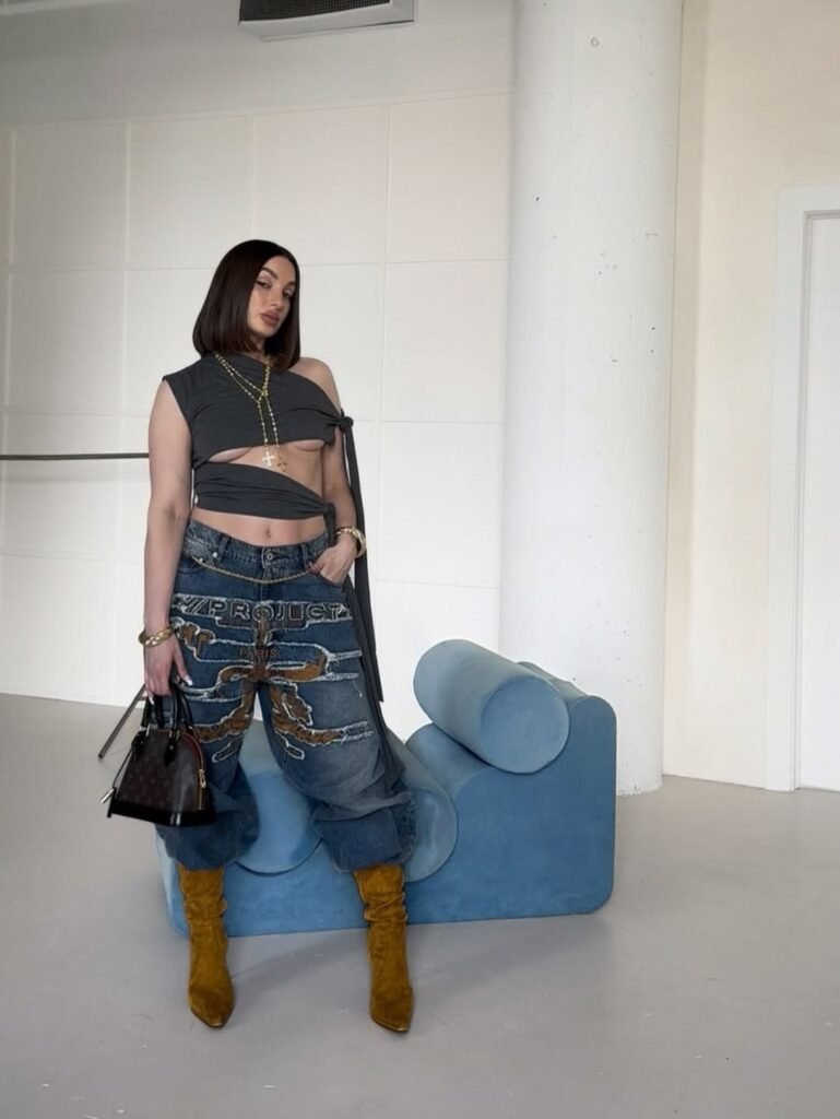 Graphic Denim Embroidery

