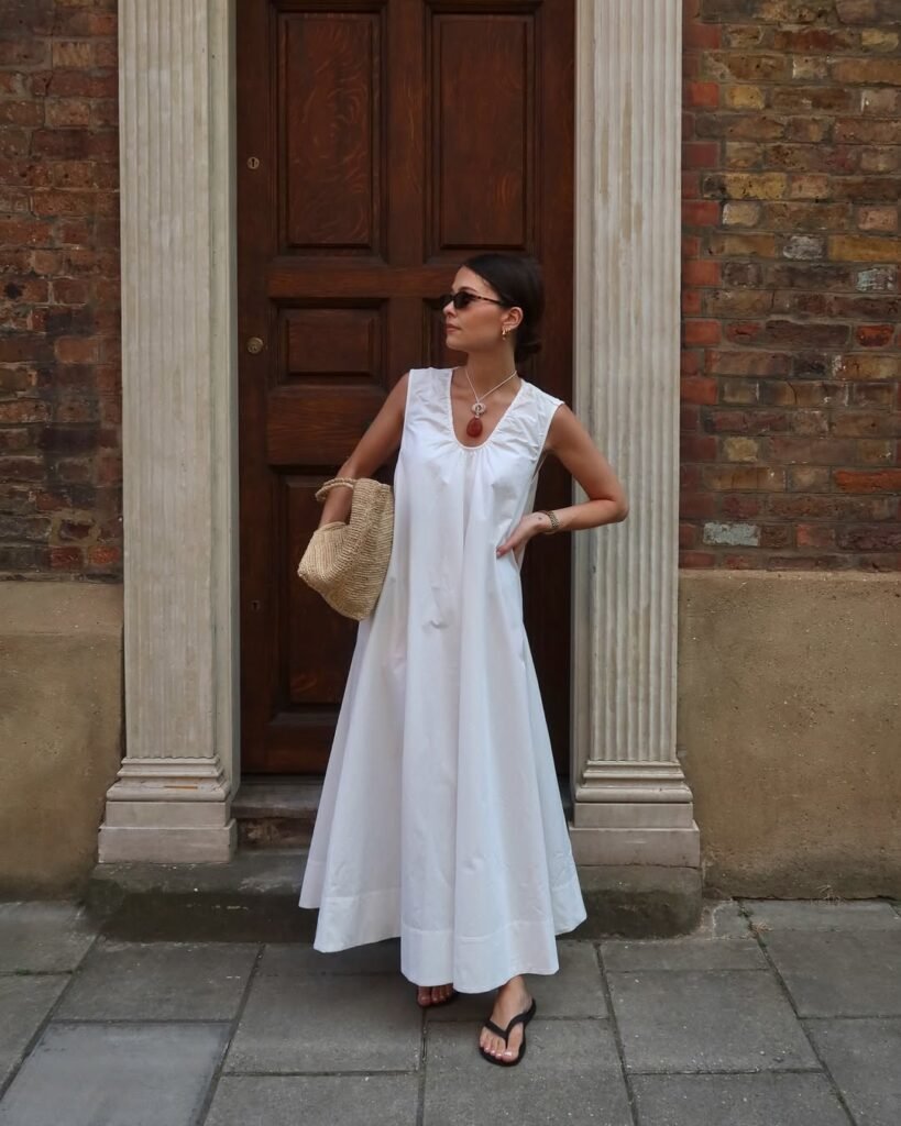 Lightweight Poplin Maxi