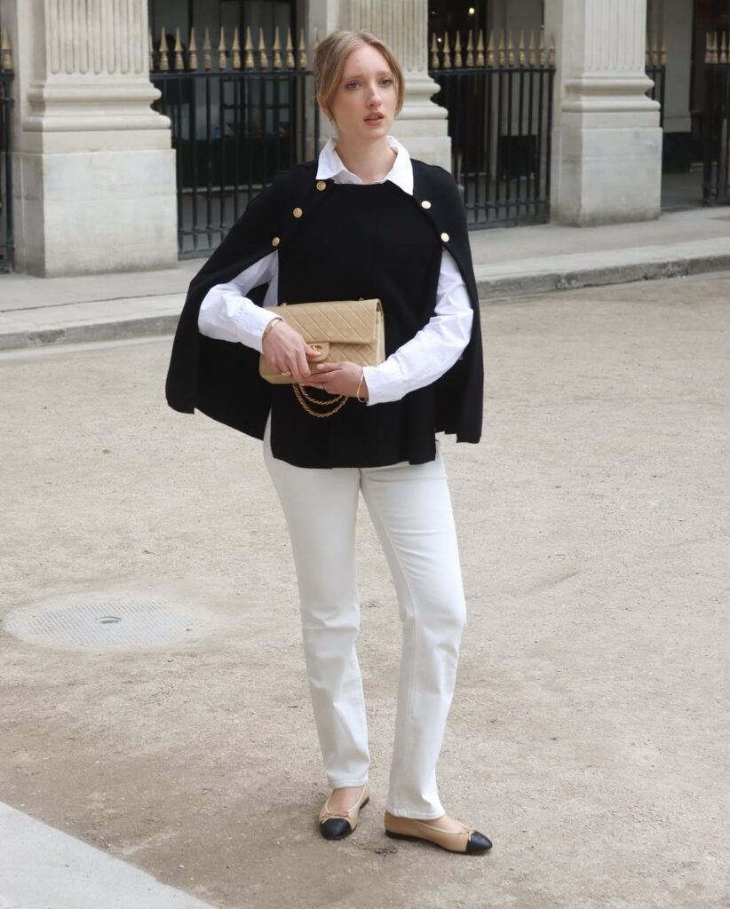 Matte Suiting Cape