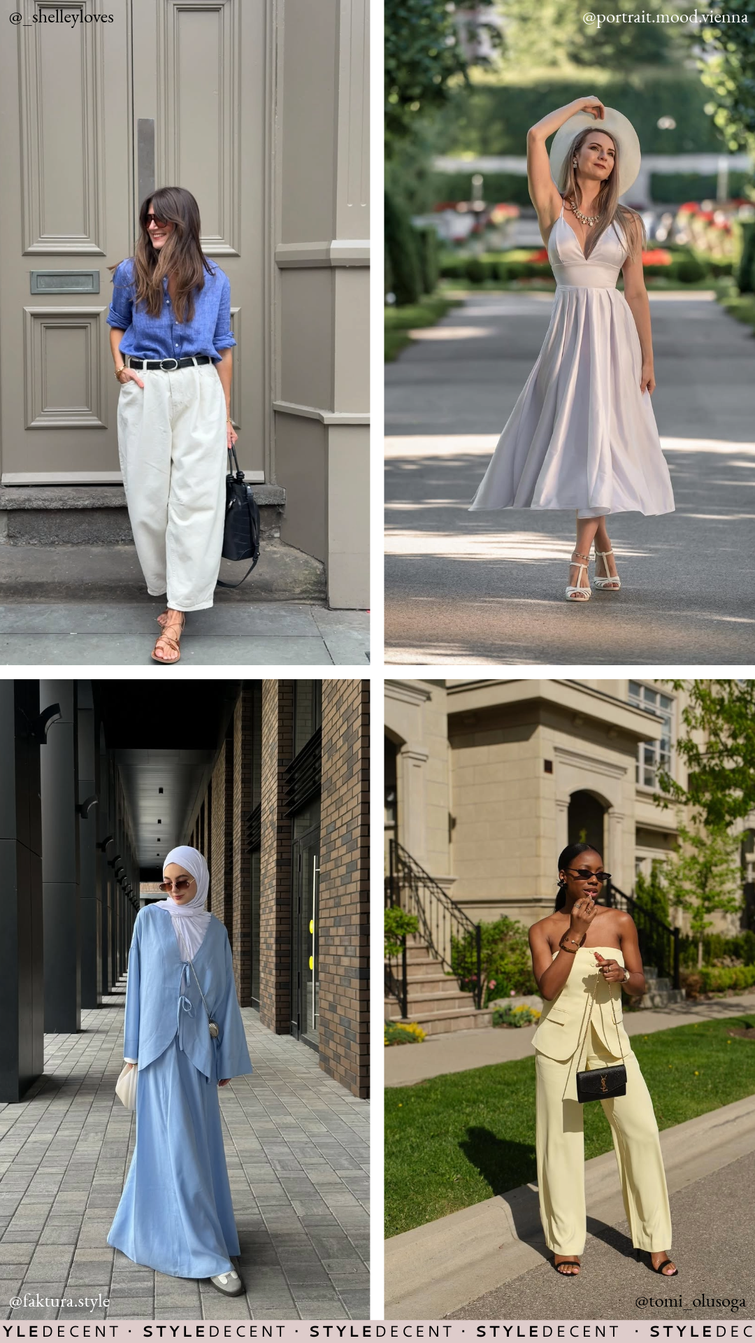 Modest Outfit Collage