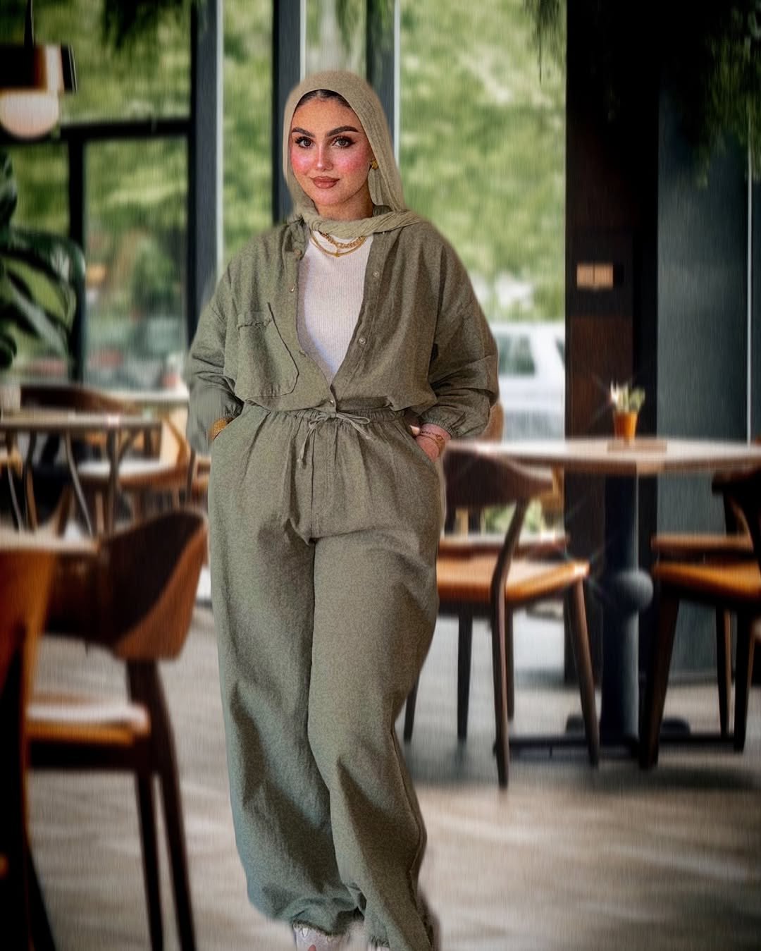Natural Cotton Hijab