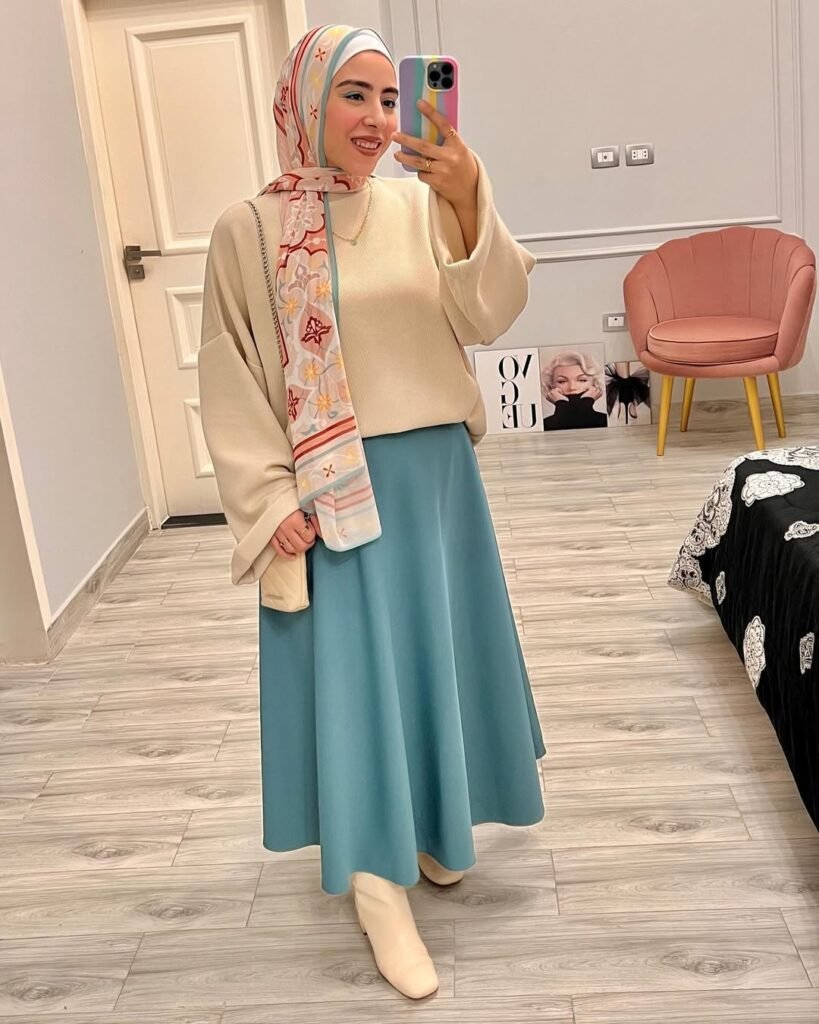 Smooth Wool Skirt