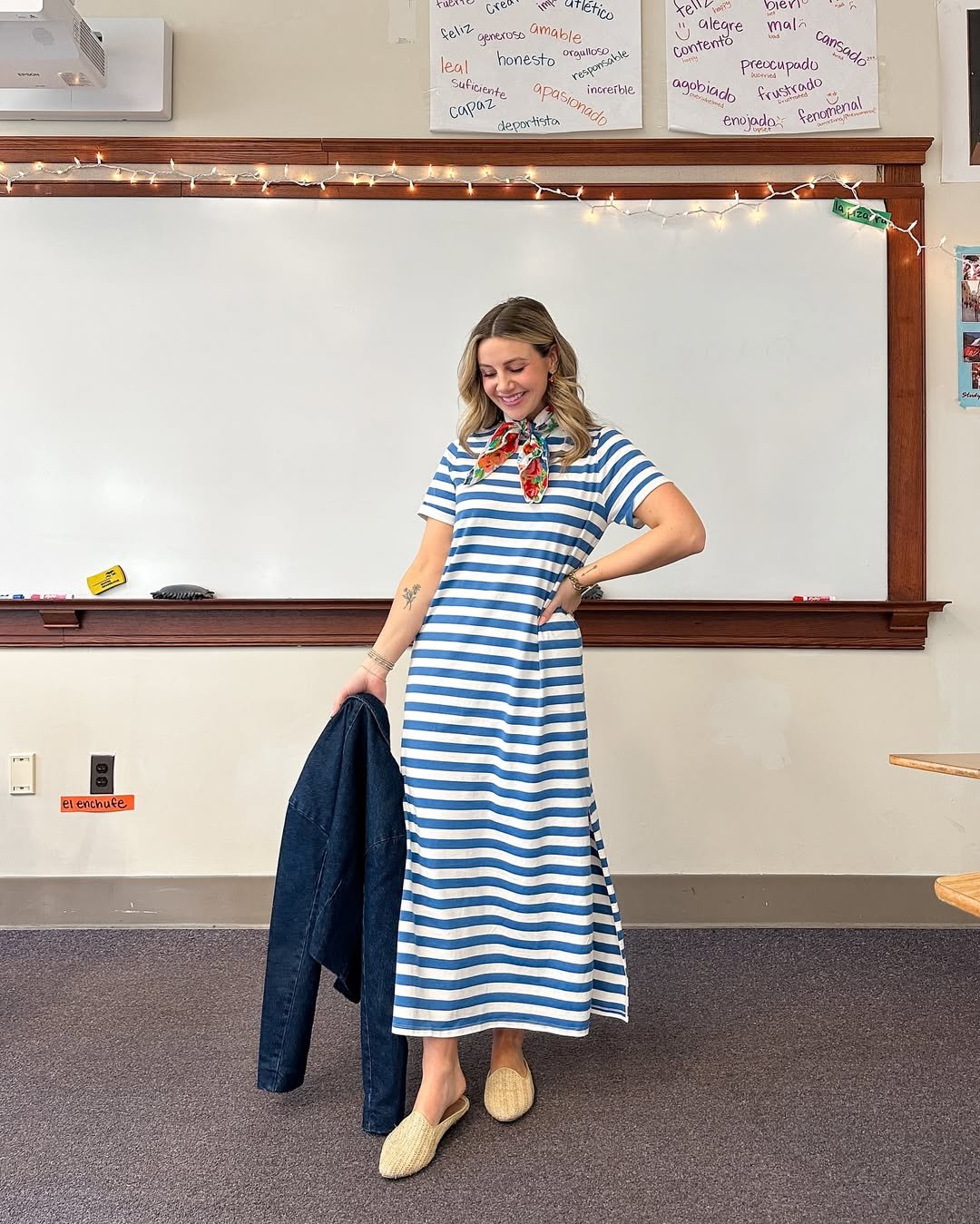 Stretch Cotton Stripe