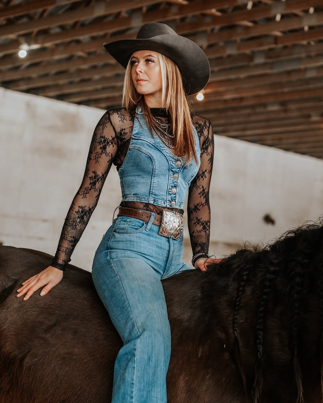 Structured Denim Corset