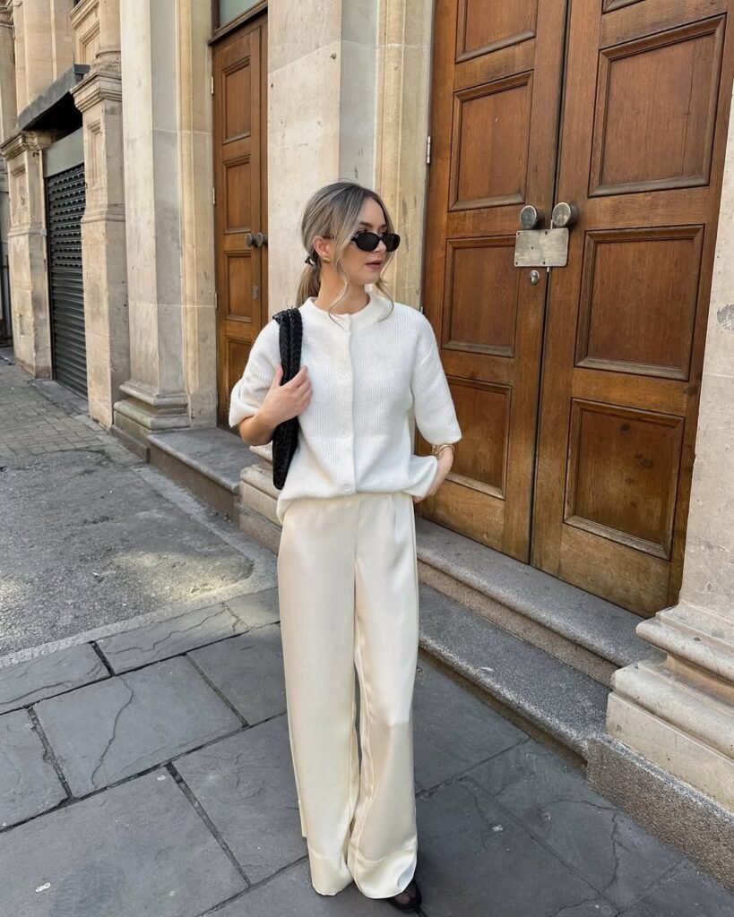 Structured Knitwear Look