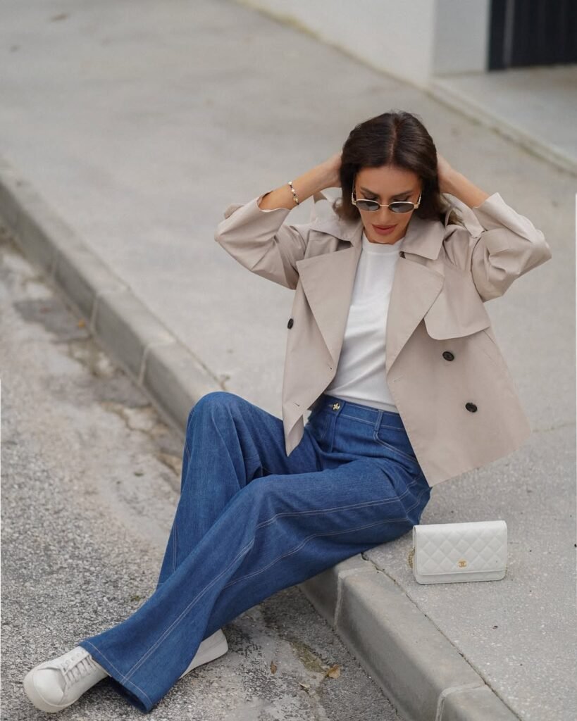 Structured Stitch Denim