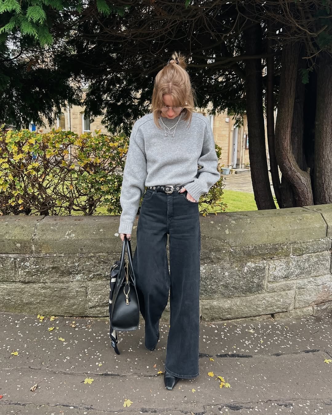 Structured Washed Denim