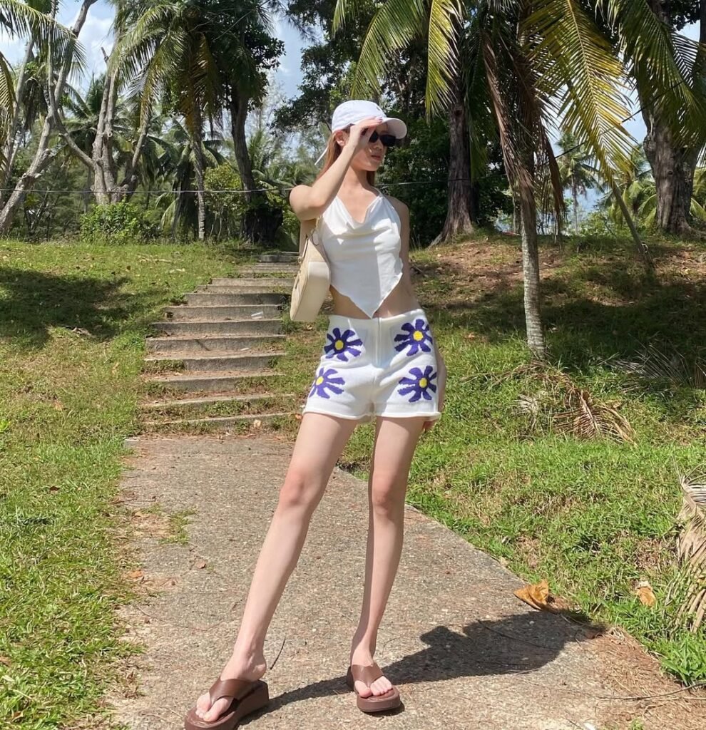 Terrycloth Flower Embroidery

