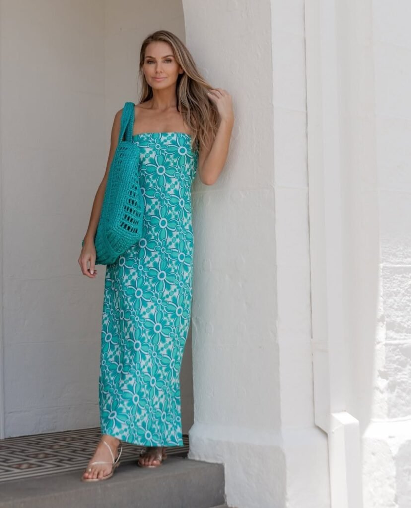 Turquoise Patterned Fabric