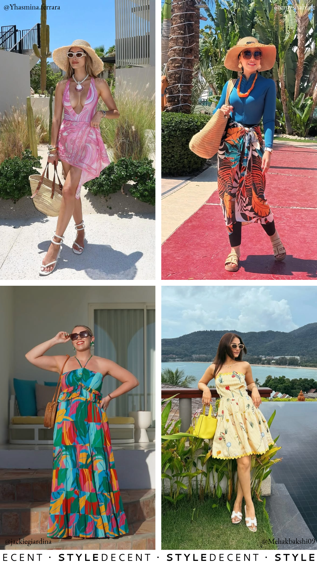 Vacation Oufit Collage