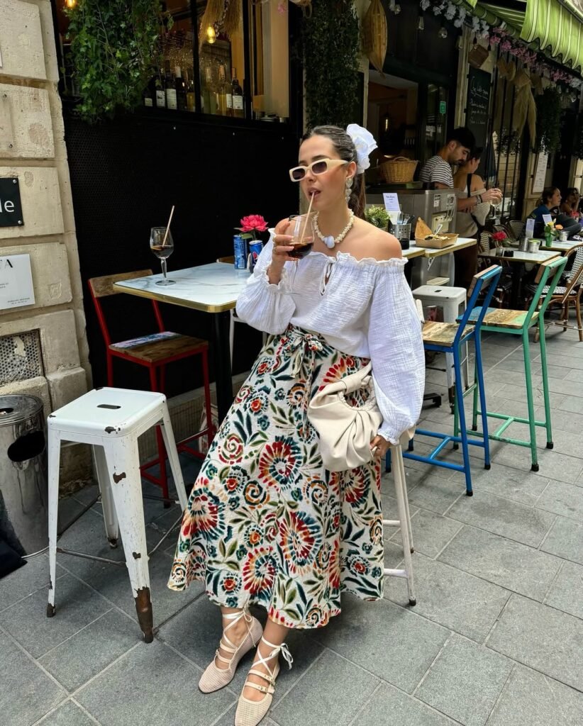 Vibrant Jacquard Print