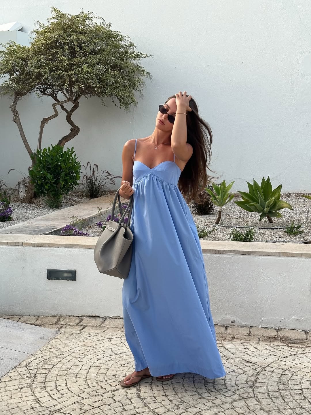 Breeze Blue Maxi Dress