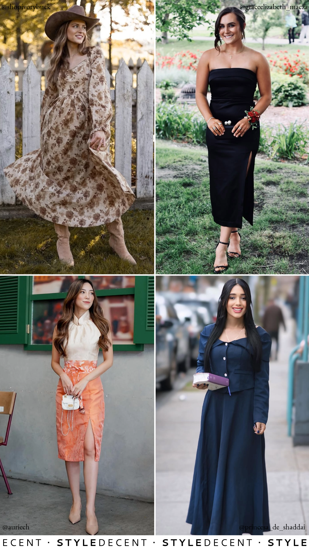 Church Outfit Collage