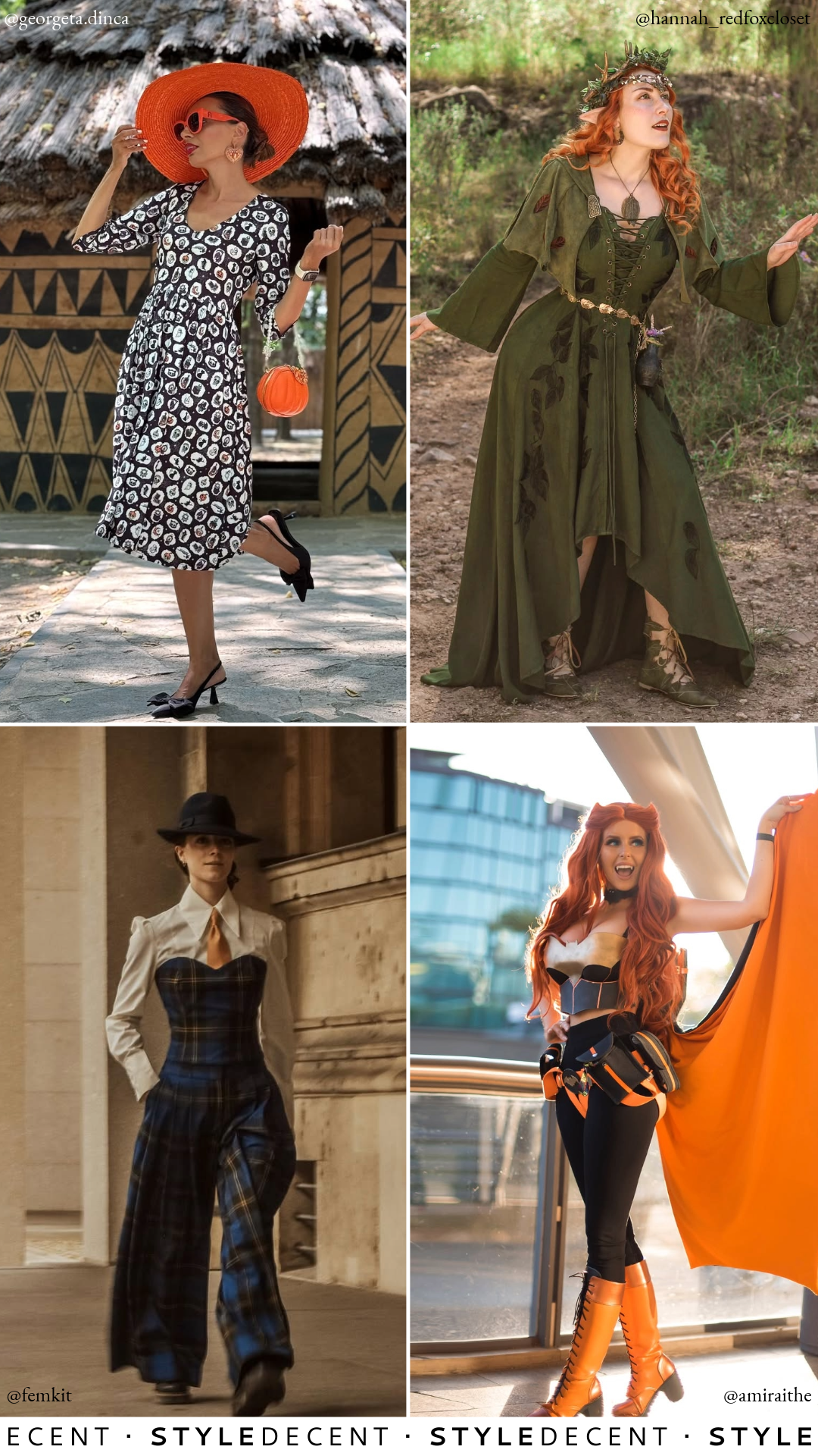 Haloween Outfits Collage