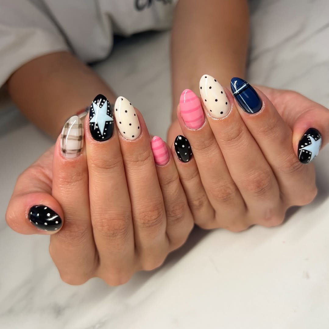 Pop Art Galaxy Nails