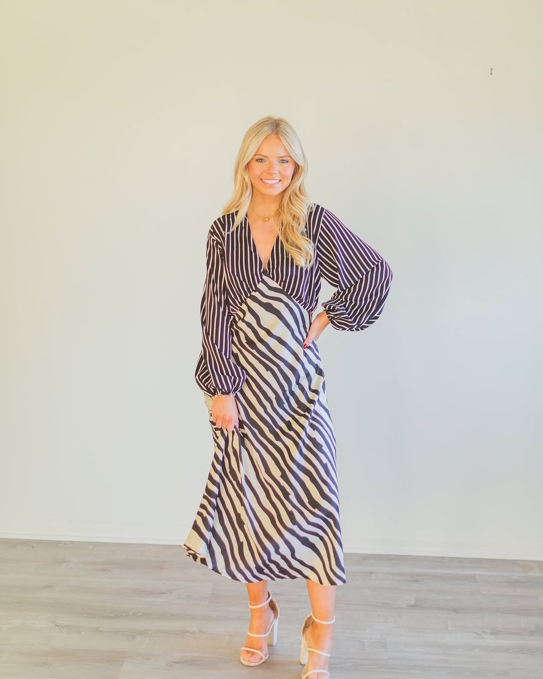 Stripe Statement Dress 
