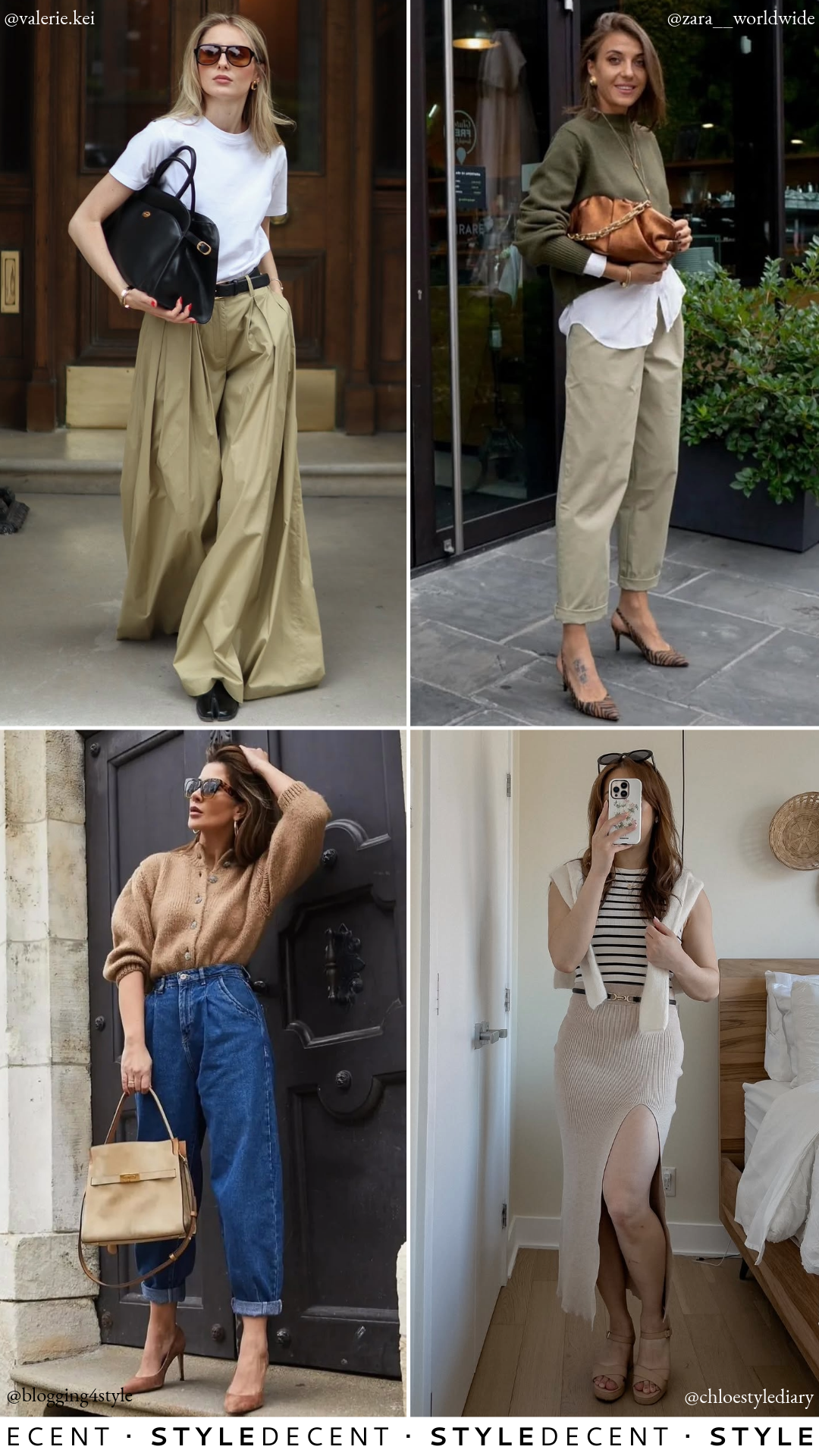 Business Casual Outfits Collage