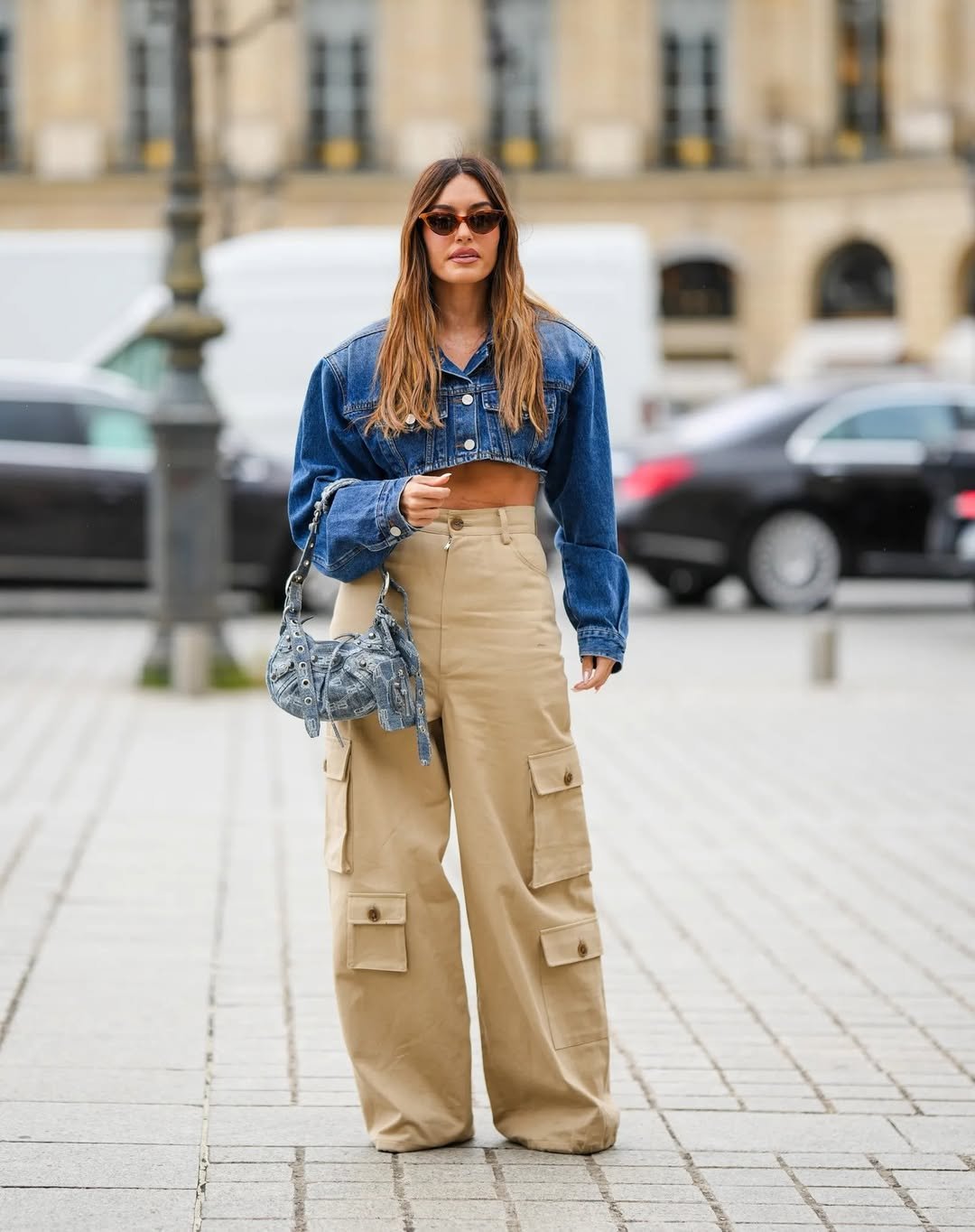 Cargo Pants & Cropped Jacket 