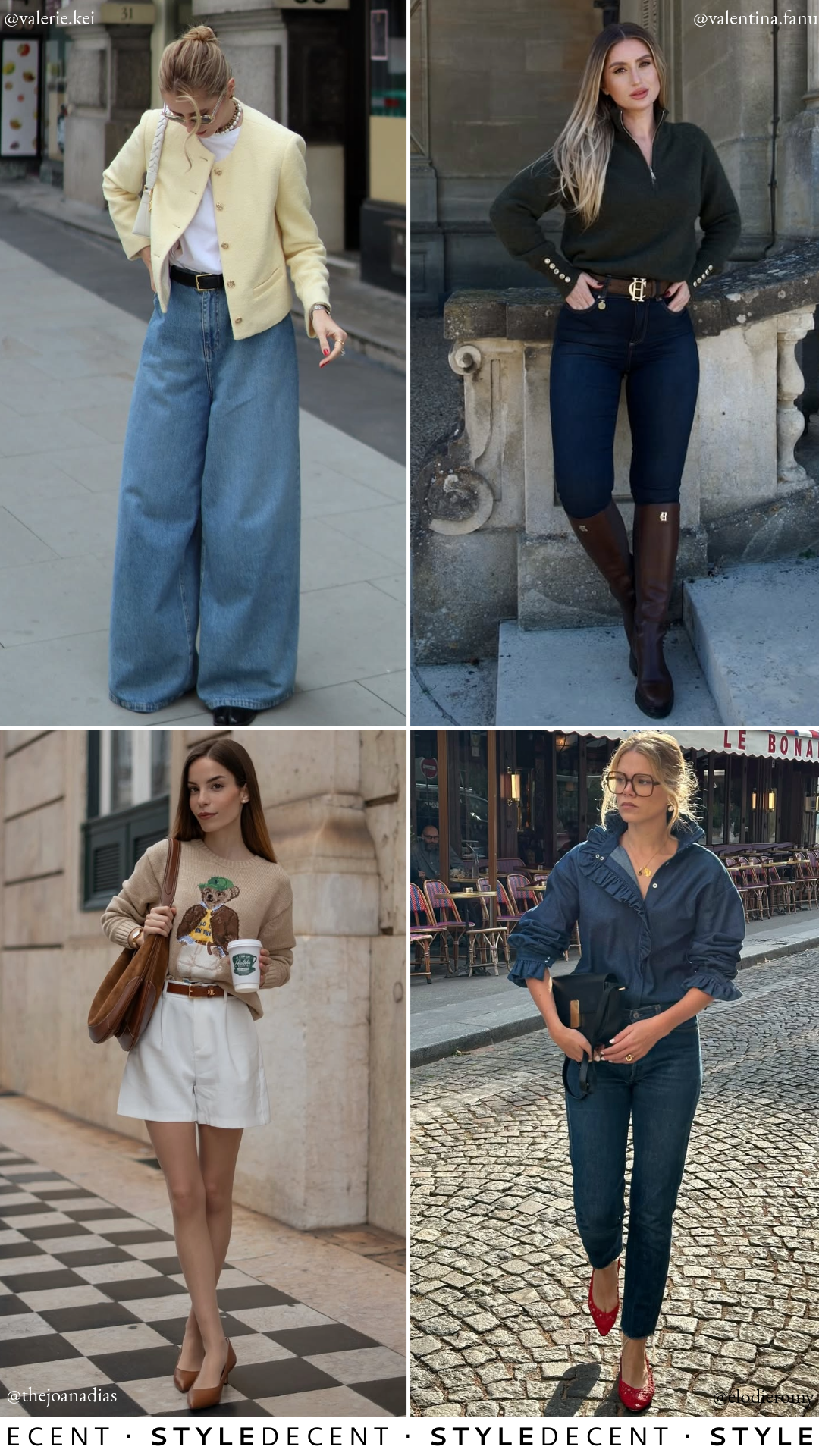 Casual Fall outfits Collage