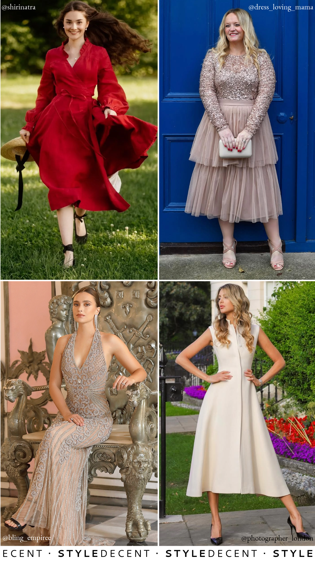House Party Outfit Collage