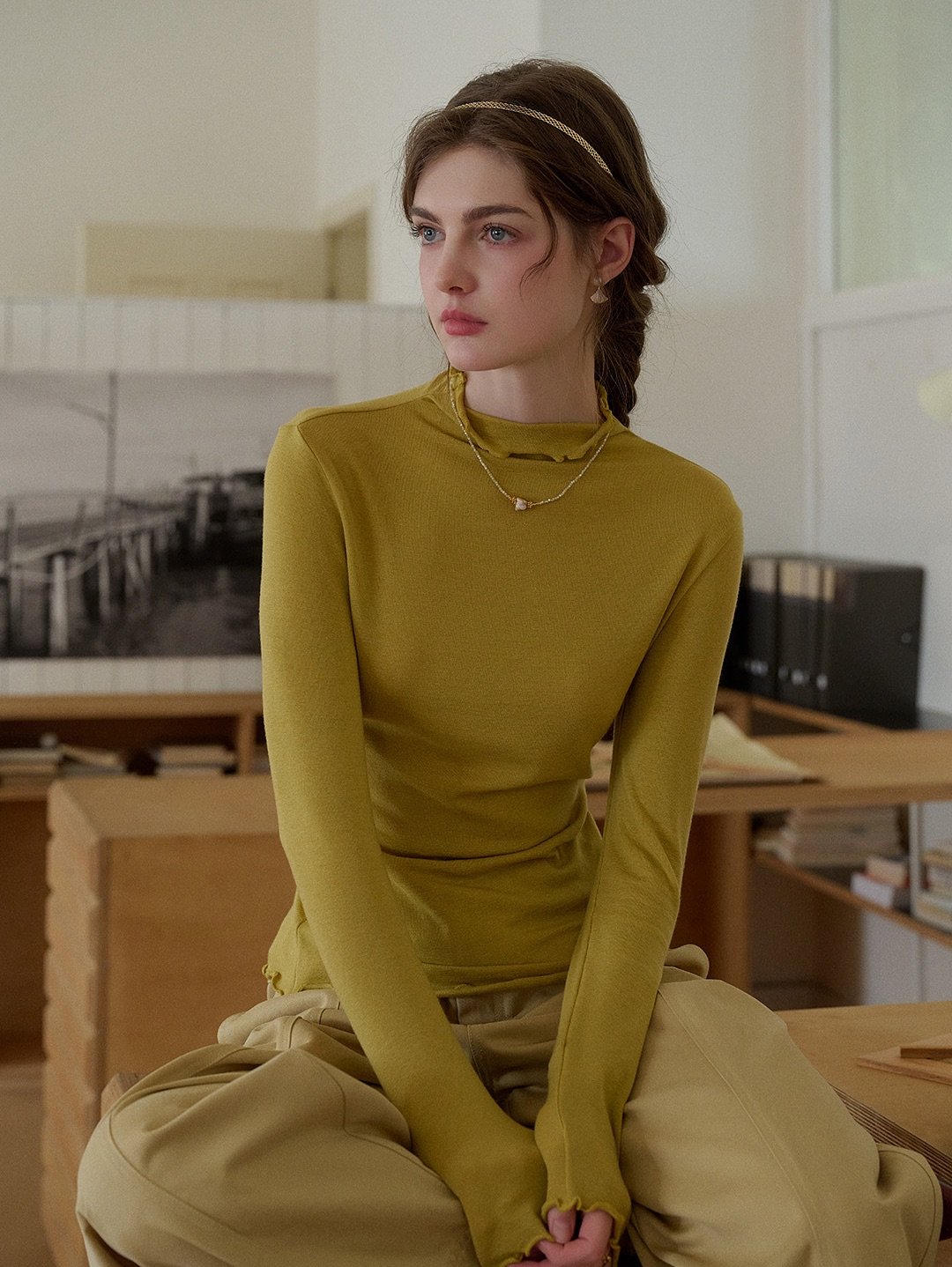 Muted Mustard Tones