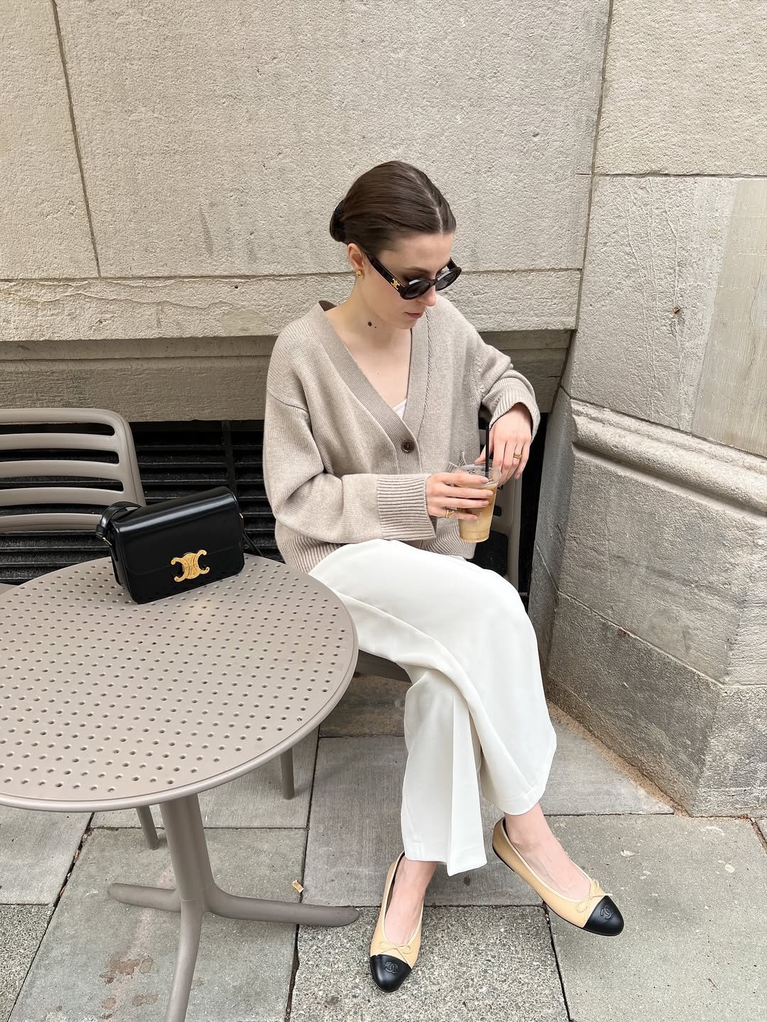 Neutral Knits & Wide Pants 